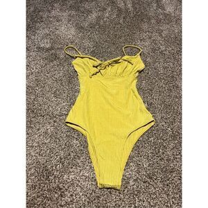 Desert Dreamer one piece yellow bathing suit size small